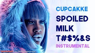 Cupcakke  Spoiled Milk Instrumental with Lyrics [upl. by Annayram213]