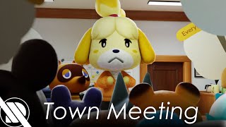 Town Meeting  Animal Crossing Short [upl. by Niliac257]