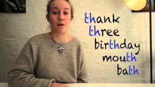 British English pronunciation th sounds [upl. by Carley354]