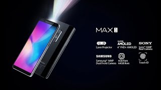 Blackview MAX 1 Official video Laser projector phone with big battery [upl. by Savannah]