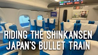 Riding the Shinkansen  Japan’s Bullet Train [upl. by Nyltiak767]