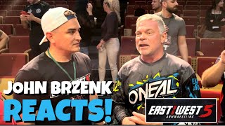 EXCLUSIVE John Brzenk REACTS to Devon Larratt vs Evgeny Prudnik  East vs West 5 [upl. by Kirven]