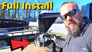 Mounting a Winch on a Trailer with a Battery Box and Charging System [upl. by Kirsti]