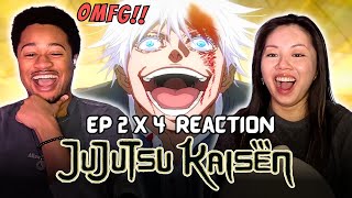 GOJO IS WHAT 👀  Jujutsu Kaisen S2 Ep 4 FIRST TIME REACTION [upl. by Nnayrb280]