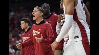 Eric Musselman recaps 8373 win over Abilene Christian [upl. by Haelahk686]