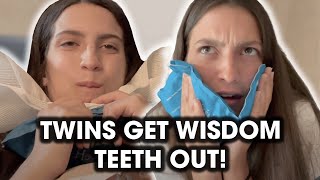 Identical Twins Get Their WISDOM TEETH OUT [upl. by Labinnah589]