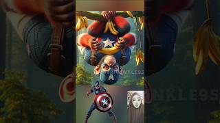 Superheroes but monkeys hanging💥 Marvel amp DCAll Characters avengers marvel spiderman shorts [upl. by Ennaul965]