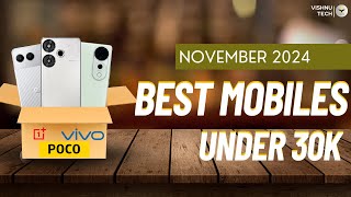 Top 3 Best Mobiles Under 30000 in Telugu  November 2024 [upl. by Brosine980]