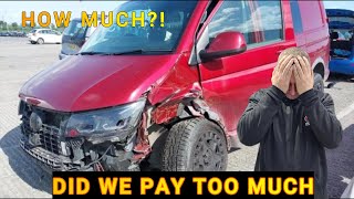 Salvage VW Transporter T61 Did We Pay Too Much [upl. by Suciram363]