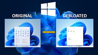 Debloat Windows 11 with Powershell Easy guide [upl. by Ferrigno]