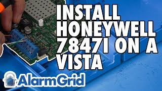 Installing a Honeywell 7847i on a VISTA PSeries Alarm Panel [upl. by Am896]