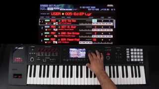 Roland FA0608  Advanced Layers and Splits Part 2 [upl. by Urban]