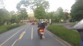 ROAD RAGE Germany  Car vs Motorcyclists  CHASE [upl. by Caughey]