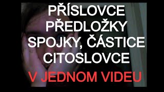 Neohebné slovní druhy  český jazyk 6 lekce [upl. by Drisko]