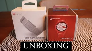 COROS PACE 3 amp HEART RATE MONITOR UNBOXING [upl. by Bora]