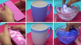 HOW TO MAKE MAGIC COLOR CHANGING PAINT  EZPZ Ideas [upl. by Adnalue]