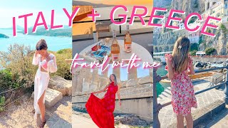 TRAVEL WITH ME TO ITALY  GREECE [upl. by Jalbert782]