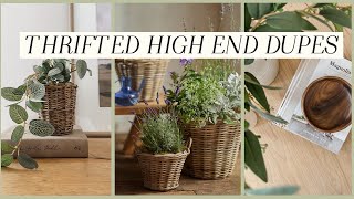 THRIFTED HIGH END DUPES DIY HOME DECOR THRIFT FLIPS [upl. by Anitniuq]