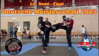 Deutsche Meisterschaft ISKA Ingolstadt März 2023 LC Semi Final Kickboxing Girls [upl. by Kendy419]