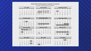 HISD 202223 academic calendar approved by Board of Education [upl. by Adne]