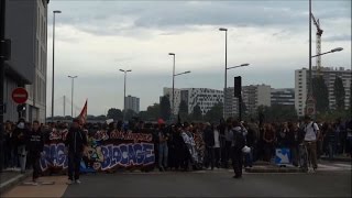 Loi travail manifestation jeud à Nantes malgré une interdiction [upl. by Gretal]