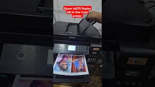 Epson L6270 Duplex Allin One Color printer Speed Test print printersupport [upl. by Iredale437]