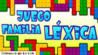 JUEGO De FAMILIA De PALABRAS LÉXICA 👁️‍🗨️ Vídeo Educativo Para Niños [upl. by Denby616]