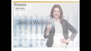 Join a Purdue Global Student Webinar 2019 [upl. by Siron]