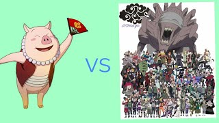 Tonton vs whole Naruto verse [upl. by Elletnahc845]