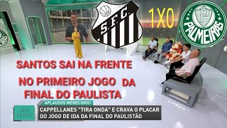 jogo aberto debate do primeiro jogo da final santos 1X0 palmeiras [upl. by Etoile]