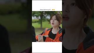 Pizza delivery girl😅😋 KoreanChinese drama in hindi 🥰 status 🔥kdarma funny shorts [upl. by Yrogreg387]