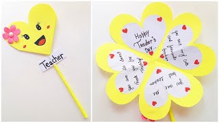 So Cute 😍💕 Teachers Day Gift Idea 2023  How to make easy teachers day card  card for teacher [upl. by Milo]