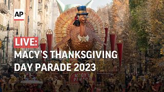 Macys Thanksgiving Day Parade Watch live as balloons and floats line the streets of New York City [upl. by Oeflein]