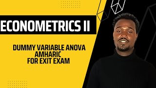 Econometrics II Dummy Variable ANOVA economics econometrics tutorial exitexam [upl. by Enyalahs]