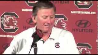 Steve Spurrier after the 3117 win over Clemson [upl. by Uaeb563]