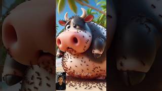 Cow bitten by many ants Mr Tube ✔️ shortvideo love cute masukberanda funny lucu comedy [upl. by Florie212]