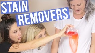 MINDBLOWING Instant Stain Removers w Mr Kate [upl. by Ahsilav60]