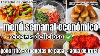 COCINANDO CON POCO PRESUPUESTO💸MENÚ ECONÓMICO 💯amaDeCasa ahorro recetas [upl. by Abbate]