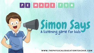 Simon Says A Listening Game for Kids Ages 28  Brain Break  Follow the Leader waudio [upl. by Rice]