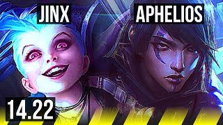 JINX amp Lulu vs APHELIOS amp Blitzcrank ADC  NA Master  1422 [upl. by Anetsirhc854]