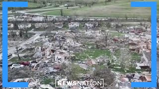 Over 100 tornadoes touch down throughout US heartland  NewsNation Live [upl. by Huff]