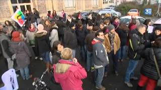 Grève et manifestations des enseignants à Rouen le Havre et Evreux [upl. by Auberta]