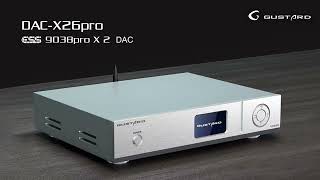 Gustard X26 PRO ESS9038 PRO2 Full Balanced MQA DAC [upl. by Yam]