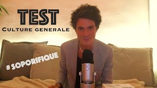 ASMR FRANCAIS  Test de Culture générale  Zzz [upl. by Powe]