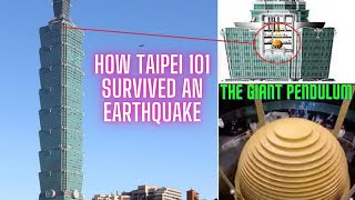 quotHow Taipei 101 Survived an Earthquake The Giant Pendulumquot [upl. by Ahsirtal321]