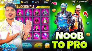 Free Fire Luckiest Id In Noob To Pro Got All Bundles And Gun Skins In 1 Spin😍 Garena Free Fire [upl. by Sevart]