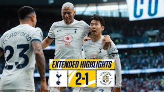 TOTTENHAM HOTSPUR 21 LUTON TOWN  PREMIER LEAGUE EXTENDED HIGHLIGHTS [upl. by Skippy871]