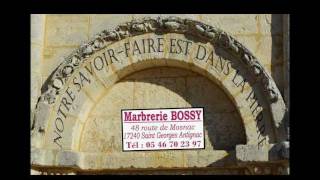 Marbrerie Bossy Charente Maritime Caveaux Tombes 17 [upl. by Aisena]