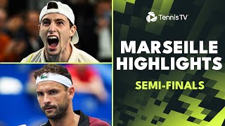 Dimitrov vs Khachanov Hurkacz vs Humbert  Marseille 2024 Semi Highlights [upl. by Buck]