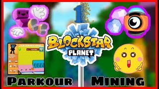 BlockStarPlanet Daily Parkour  Mining Gameplay [upl. by Fauman]